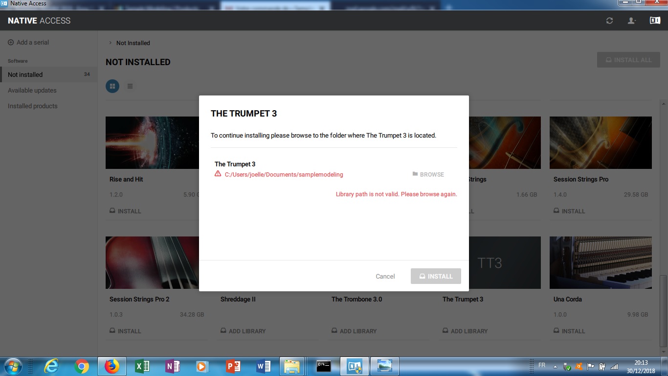Native Instruments Kontakt 6 : 6 voici souvent l erreur que l on rencontre