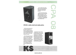 KS Audio CPD08