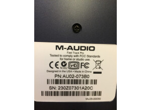 M-Audio Fast Track Pro (92549)