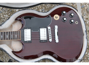Gibson Angus Young SG Standard - Angus Cherry Aged Signed (39650)