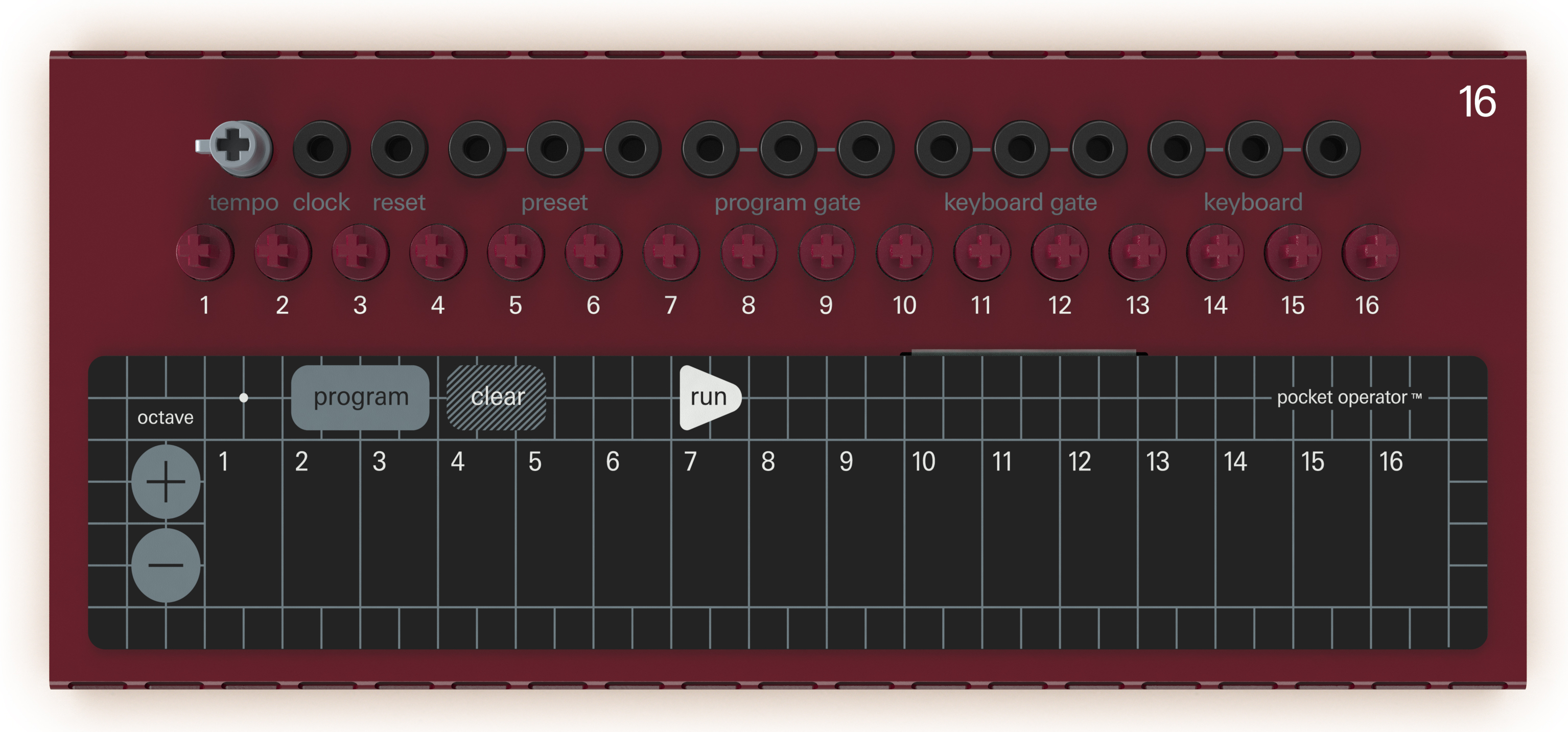 Teenage Engineering Pocket Operator Modular 16 : POM-16-Up