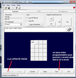 save et update de mon EK20 save et update de mon EK20
