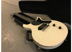Gibson [Guitar of the Week #41] Nashville Les Paul Jr. Double Cutaway - White Satin (24725)