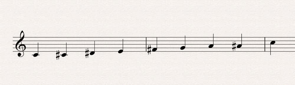 02 gamme demi-diminu&eacute;e