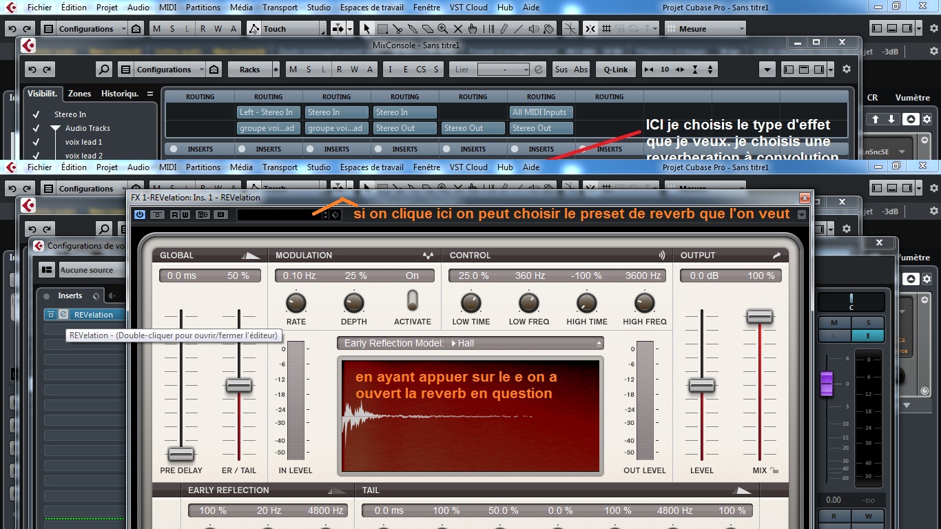 14 choix du preset de reverb