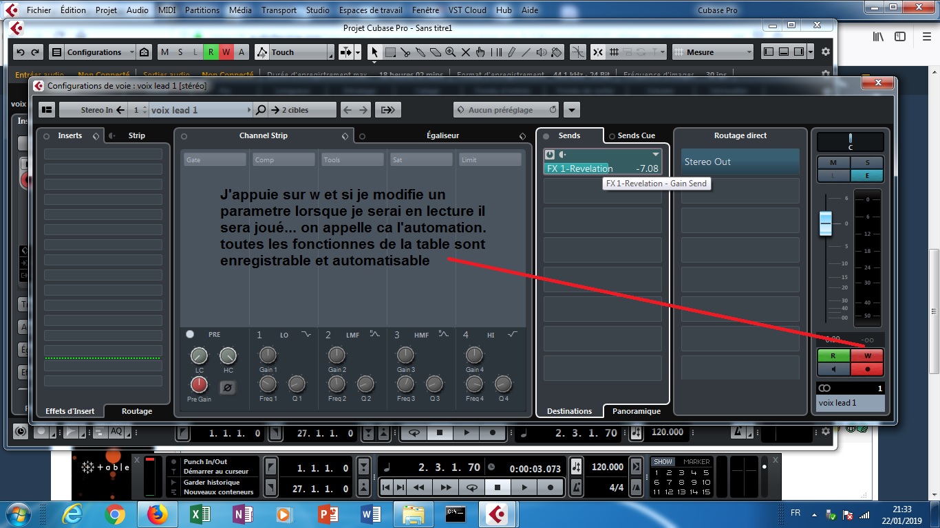 20 on choisit de modifier l automation en cliquant sur W