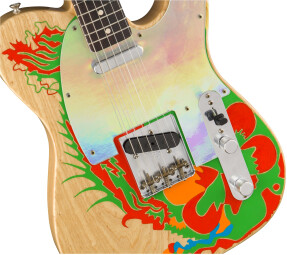 Fender Limited Edition Jimmy Page Dragon Telecaster : 9216008800_gtr_frtbdydtl_001_nr