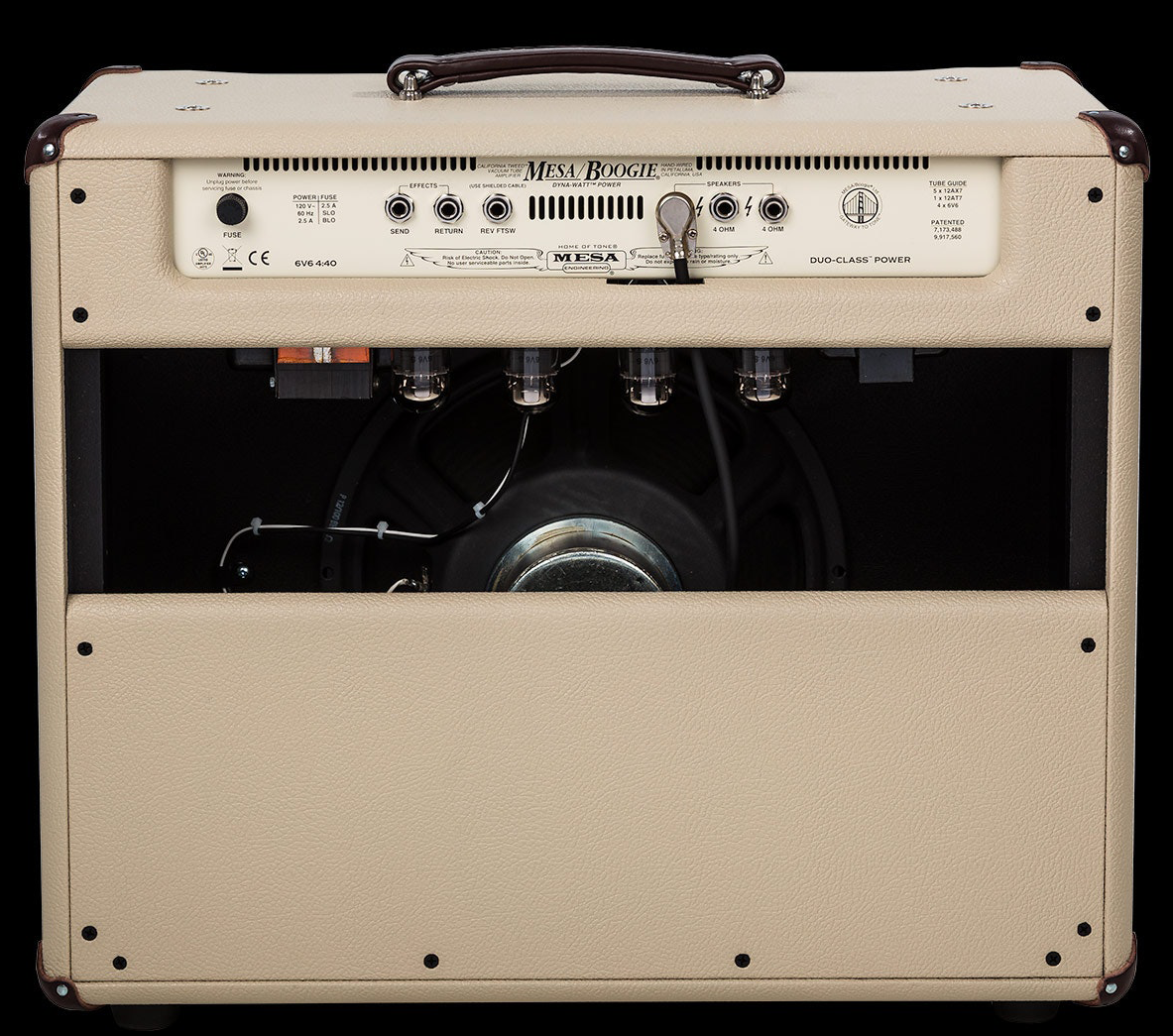 Mesa Boogie California Tweed 6V6 4:40 Combo : CalTweed-Combo-back-hr