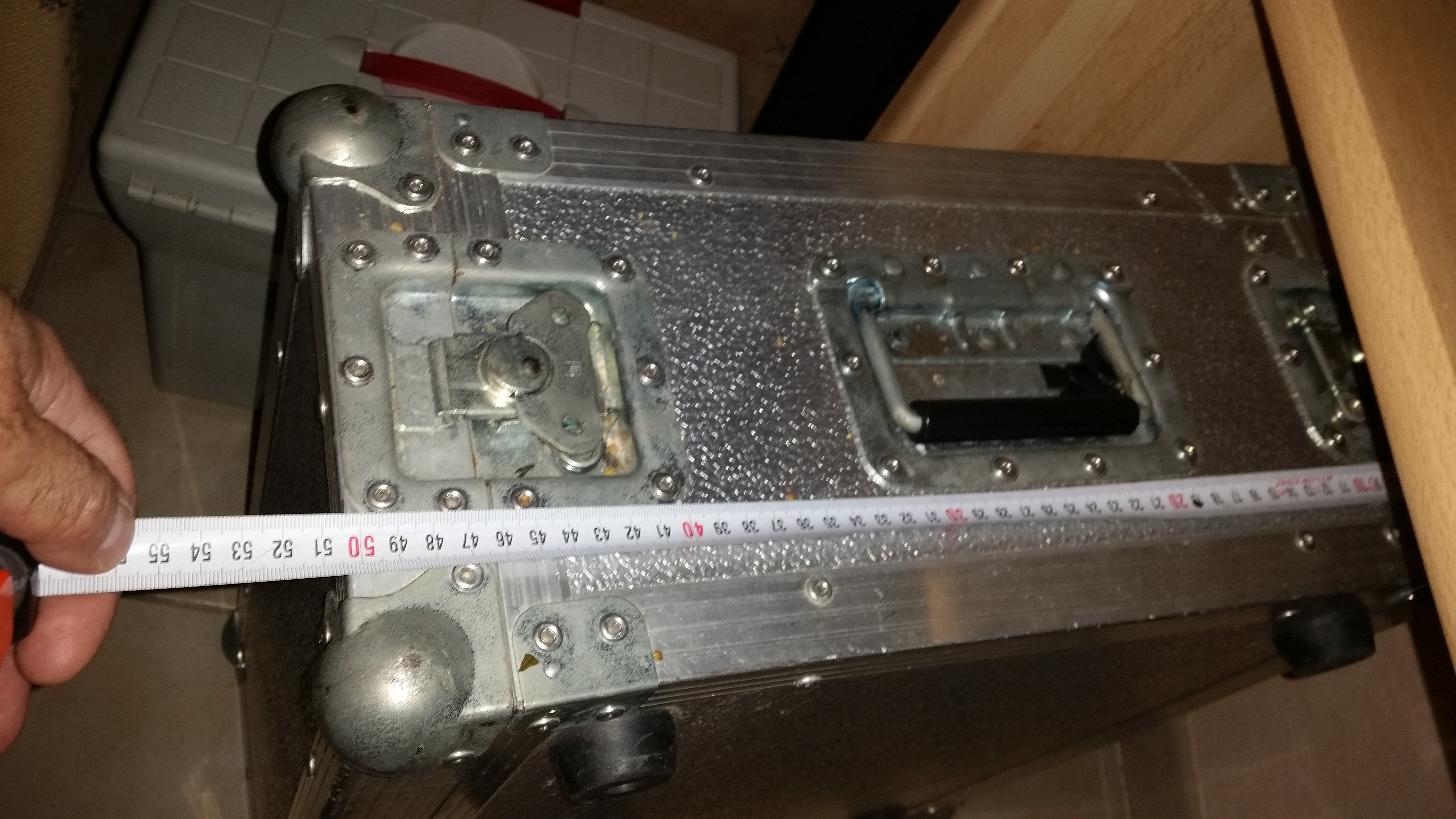 FLIGHT CASE PRO MGM Silver 2 panneaux amovibles Fly case Bois et Alu EXCELLENT ETAT