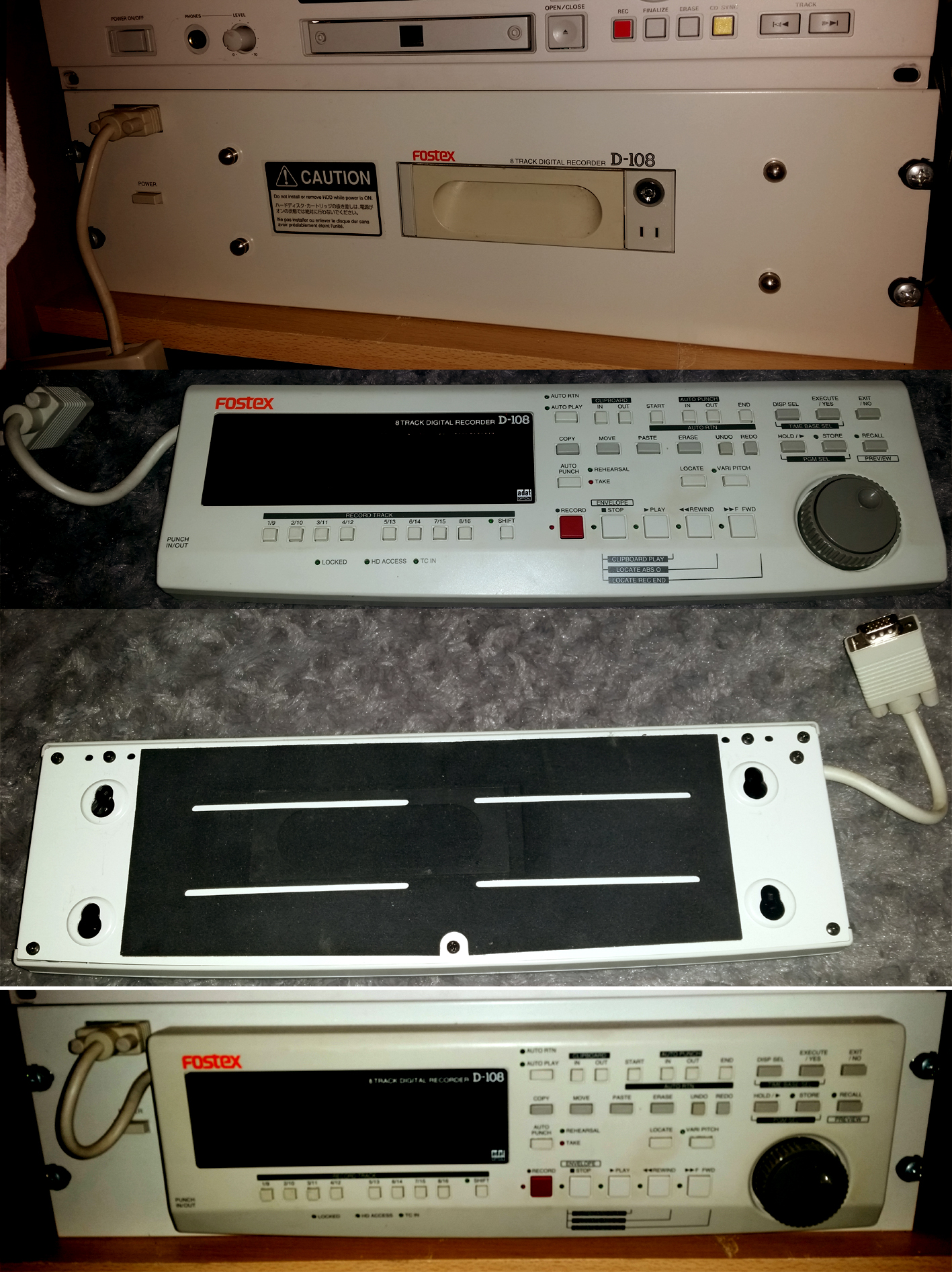 LOT Complet FOSTEX DtD Enregistreur Numérique Matériel Pratiquement NEUF !!!