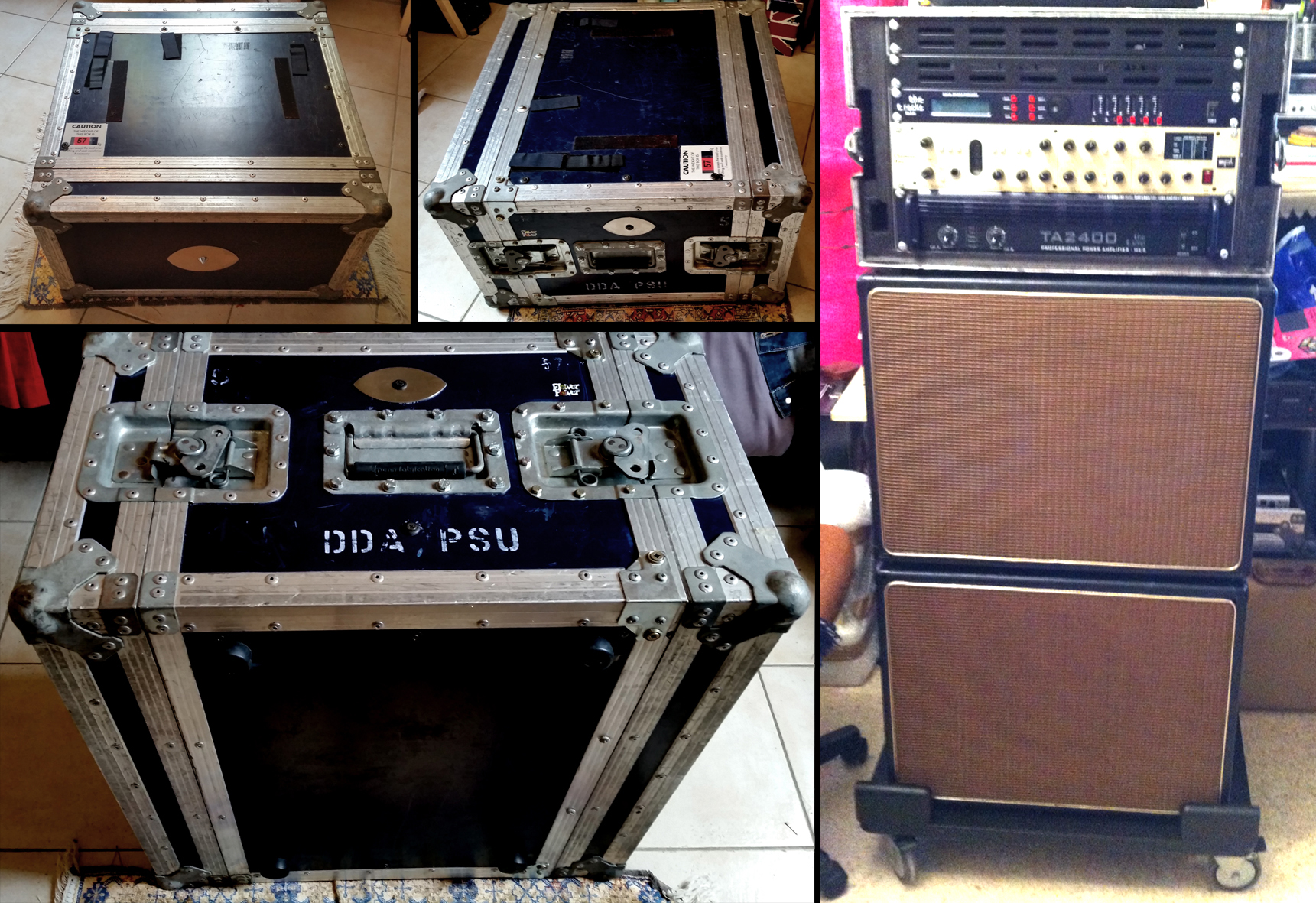 FLIGHT CASE 8 unités Ofra HAZA Pièce de Collection Fly Aviation Militaire Rack 19" pouces