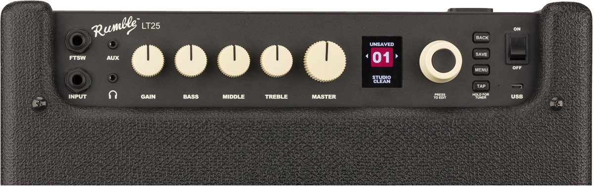 Fender Rumble LT25 : LT25 Panel