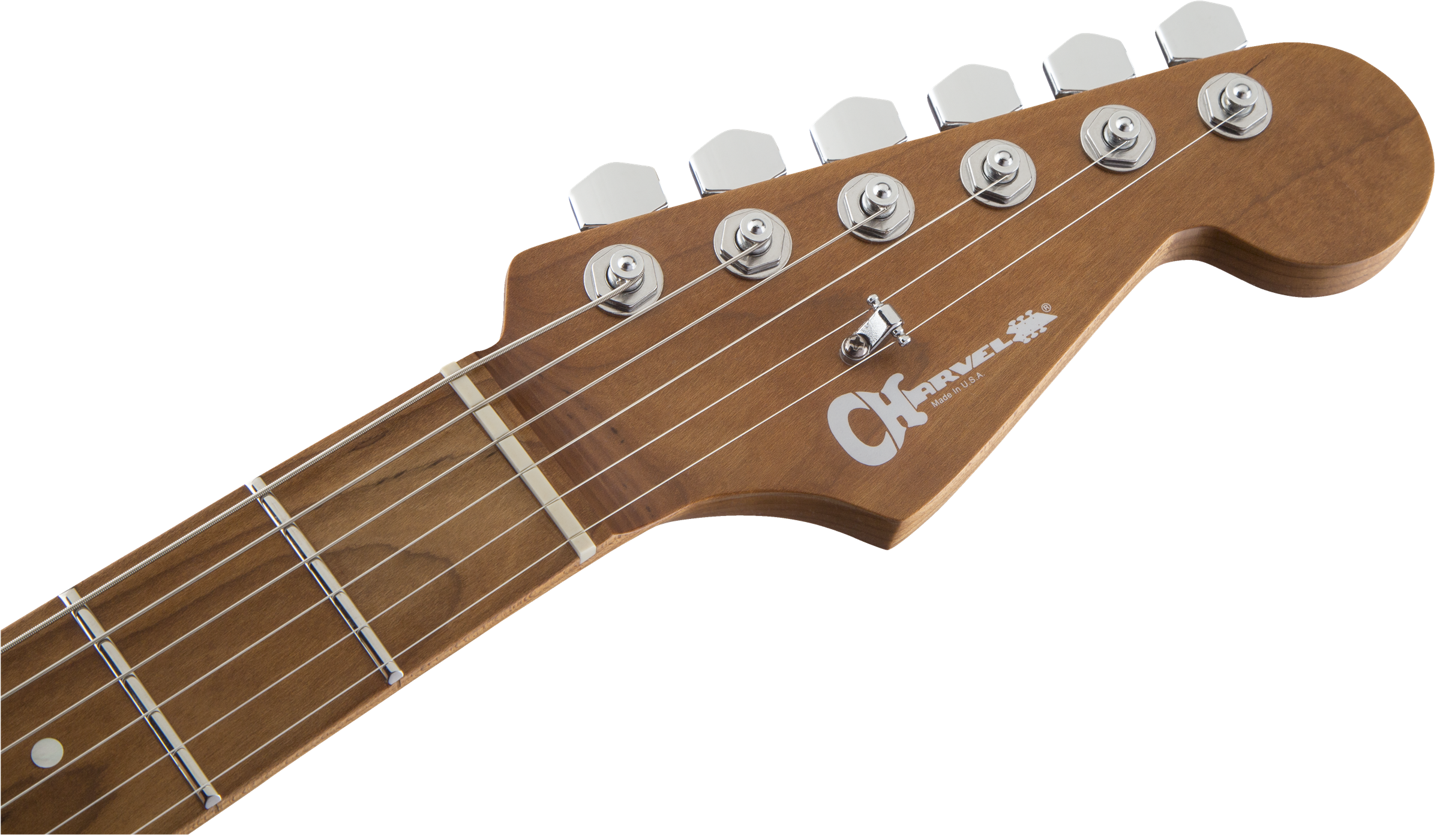 Charvel USA Select DK24 HH 2PT CM : Charvel USA Select DK24 HH 2PT CM (Headstock)