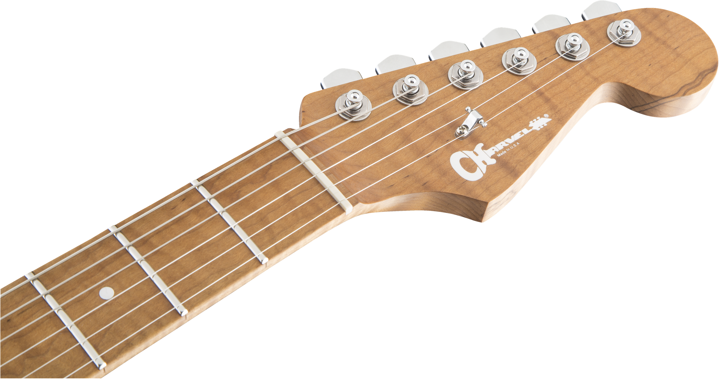 Charvel USA Select DK24 HH 2PT CM : DK24 White Head