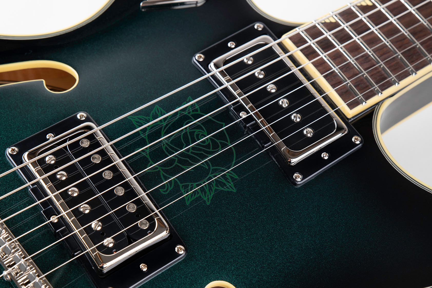 Duesenberg Alliance Dropkick Murphys Guitar : ADM Guitar body close