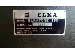 Elka Elkatone 350
