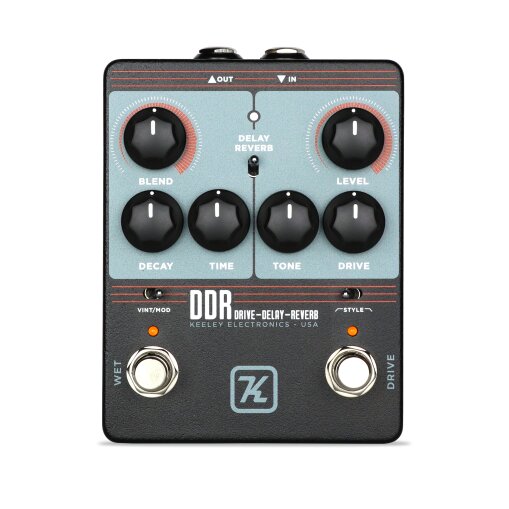 Keeley Electronics DDR - Drive Delay Reverb : Keeley-Electronics-DDR-Pedal-Front Keeley Electronics DDR - Drive Delay Reverb : Keeley-Electronics-DDR-Pedal-Front