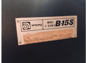 Ampeg B-15 S