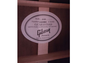 Gibson J-15 (72984)