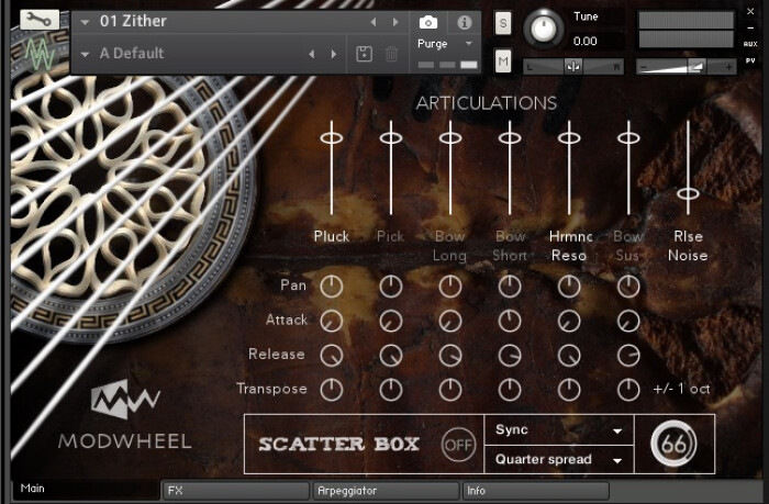 Modwheel A Psalrered Zither : s120r5