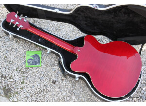 Hofner Guitars Verythin CT - Transparent Red (8771)