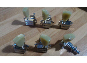 Gibson PMMH-010 Vintage Nickel Machine Heads w/ Pearloid Buttons