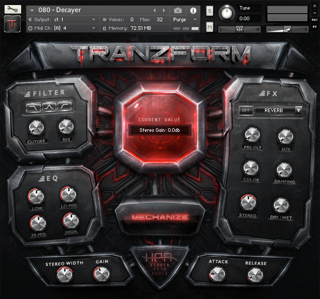 Tranzform GUI