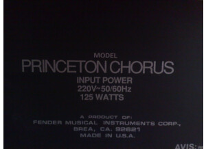 Fender Princeton Chorus 80's