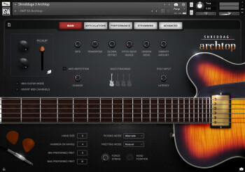 Impact Soundworks Shreddage 3 Archtop : s3-arch-1