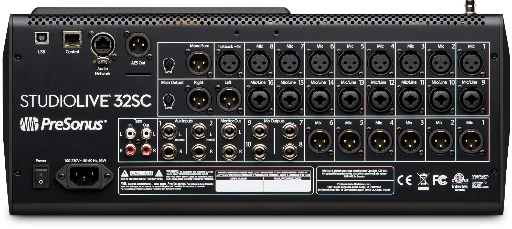 PreSonus StudioLive 32SC : presonus-studiolive_32sc-back_big