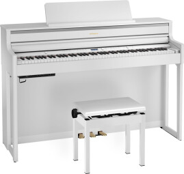 Roland HP704 : gallery_hp704_angle_bench_white