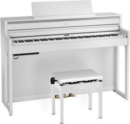 Roland HP704 : gallery_hp704_angle_bench_white Roland HP704 : gallery_hp704_angle_bench_white