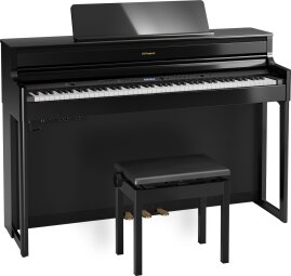 Roland HP704 : gallery_hp704_angle_bench_polished_ebony Roland HP704 : gallery_hp704_angle_bench_polished_ebony