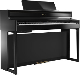 Roland HP704 : gallery_hp704_angle_polished_ebony Roland HP704 : gallery_hp704_angle_polished_ebony