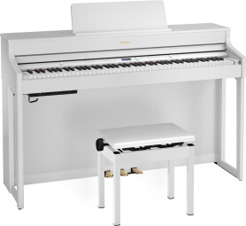 Roland HP702 : gallery_hp702_angle_bench_white
