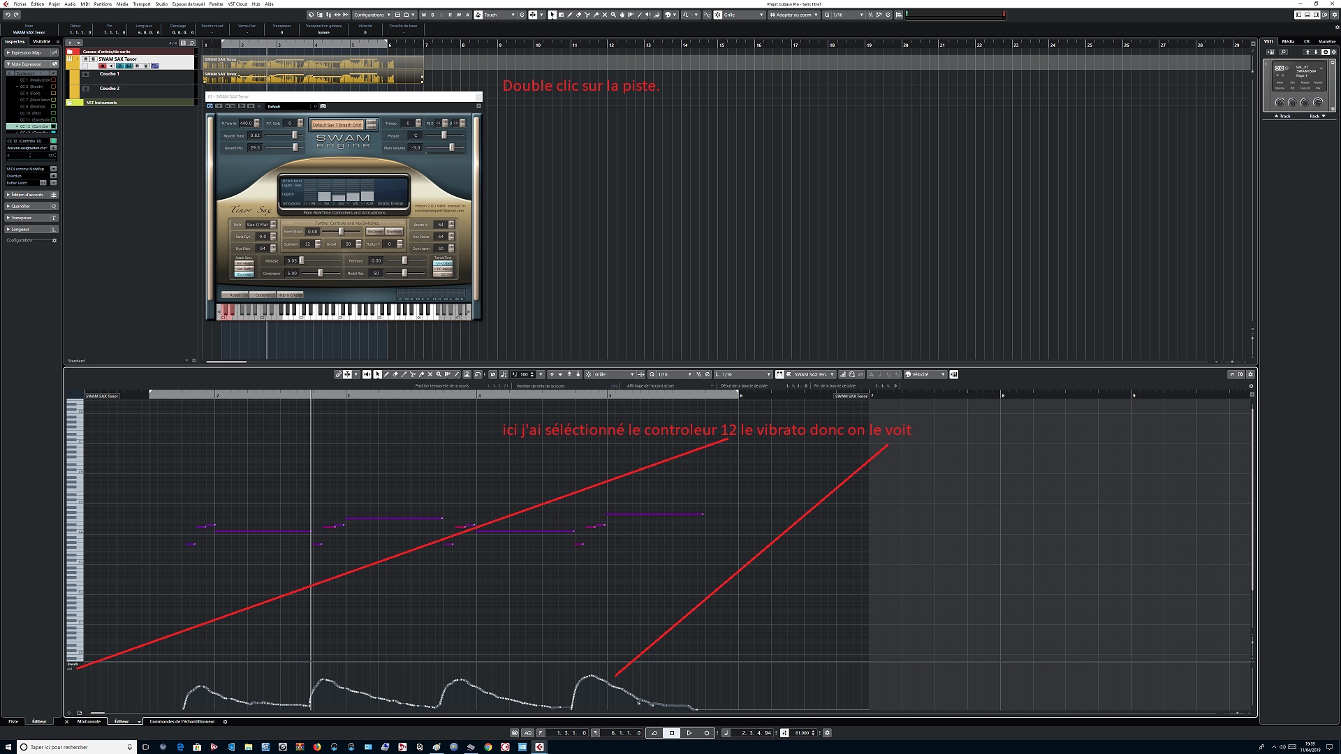 Sample Modeling French Horn and Tuba : 8 visualsation dans la piste