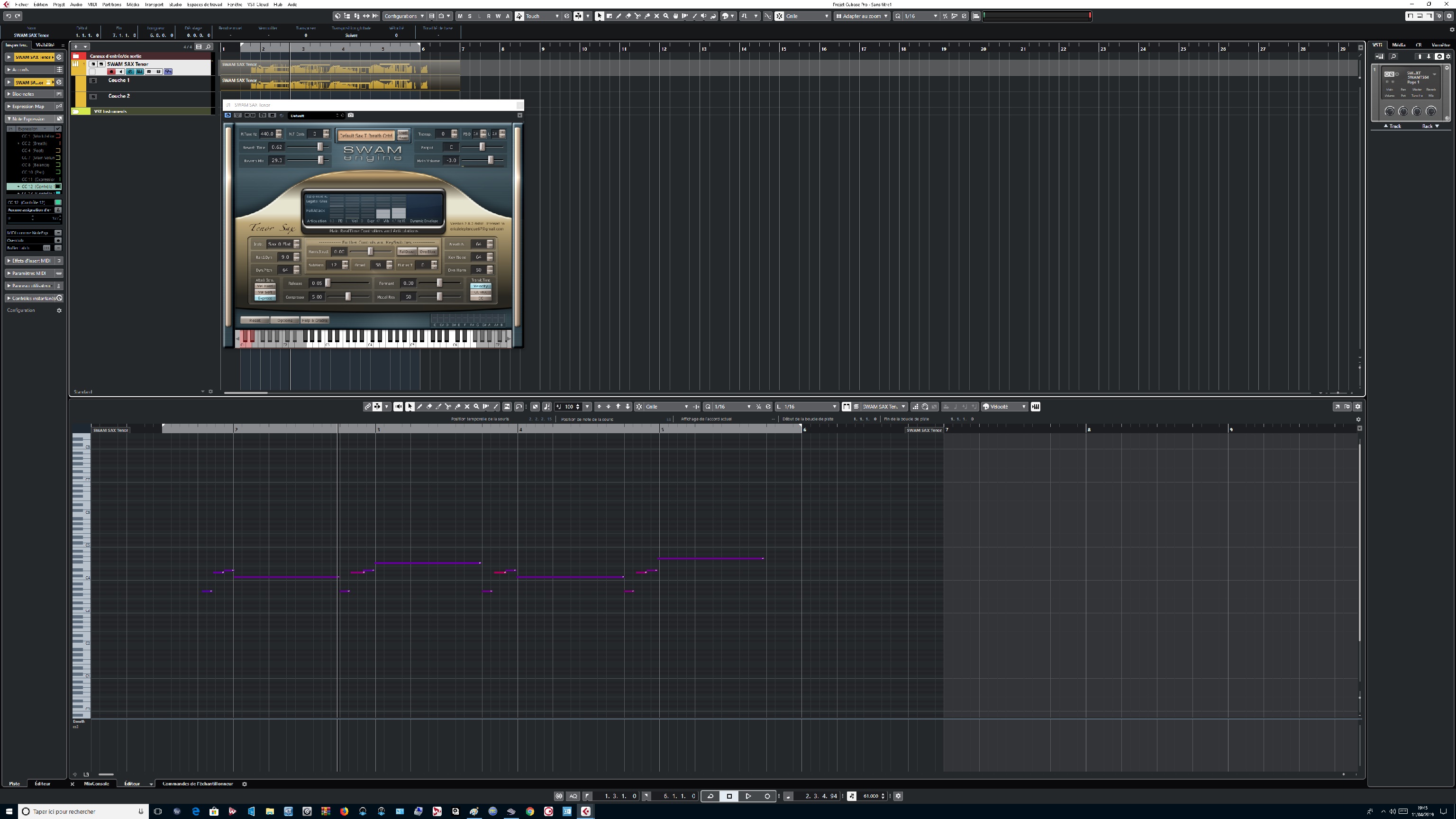 Sample Modeling French Horn and Tuba : 11 les controleurs ont bien disparus