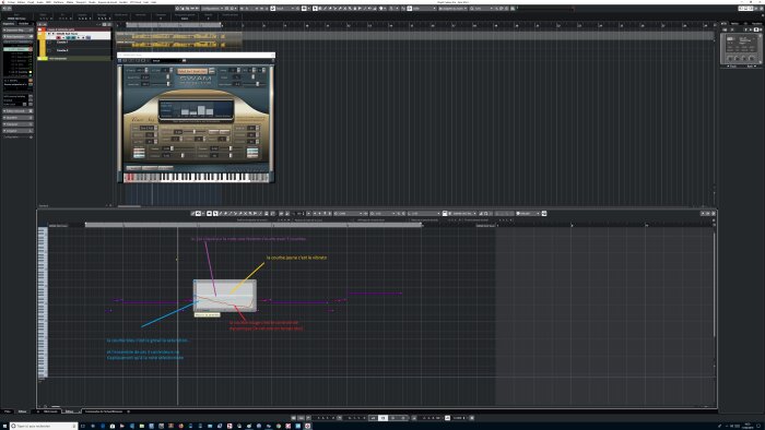 Sample Modeling French Horn and Tuba : 13 clique sur la note et ouverture de la fenetre de courbes Sample Modeling French Horn and Tuba : 13 clique sur la note et ouverture de la fenetre de courbes