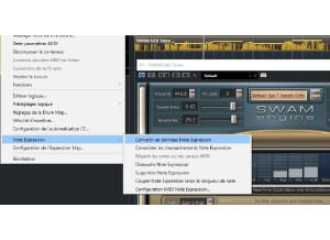 zoom du menu midi converir en note expression