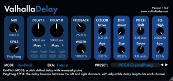 Valhalla DSP ValhallaDelay : Valhalla DSP ValhallaDelay (82808) Valhalla DSP ValhallaDelay : Valhalla DSP ValhallaDelay (82808)