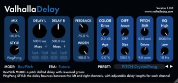 Valhalla DSP ValhallaDelay : Valhalla DSP ValhallaDelay (82808) Valhalla DSP ValhallaDelay : Valhalla DSP ValhallaDelay (82808)