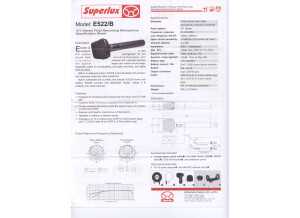 Superlux E522/B X/Y