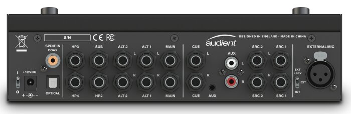 Audient Nero : NERO Rear Audient Nero : NERO Rear