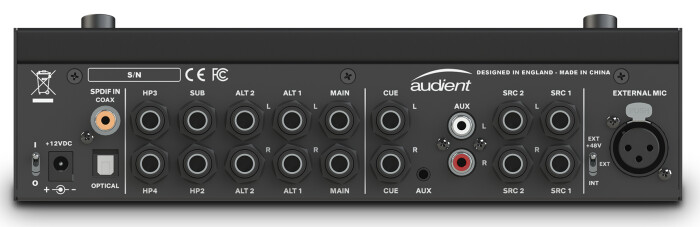 Audient Nero : NERO Rear Audient Nero : NERO Rear