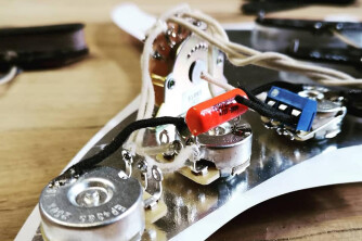 Radioshop Pickups Solderless Solution Loaded Stratocaster Pickguard
