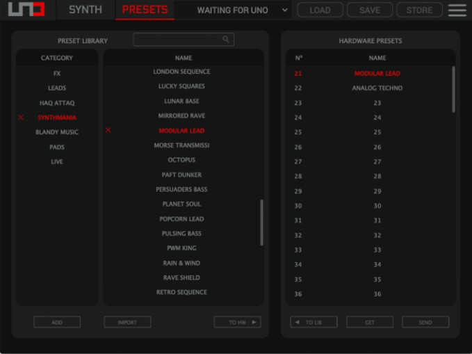 uno_synth_editor Librarian uno_synth_editor Librarian