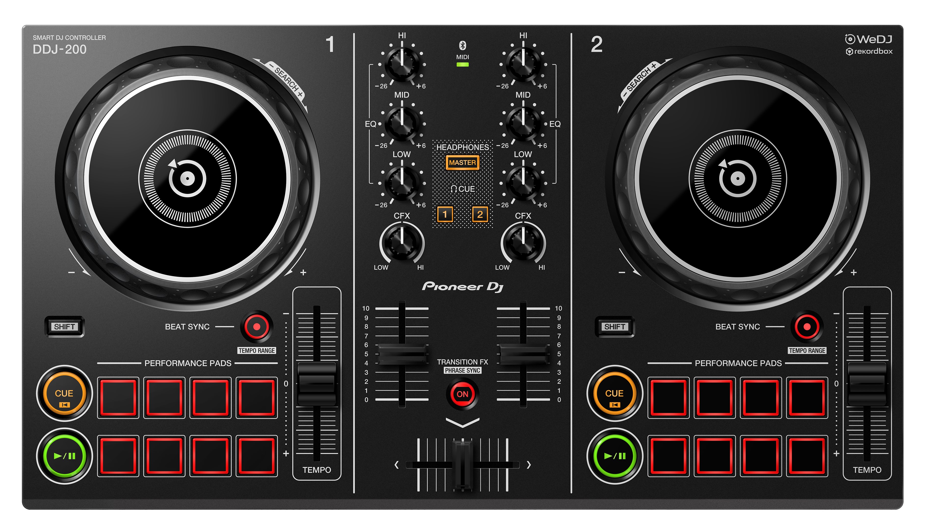 Pioneer DDJ-200 : ddj-200-top