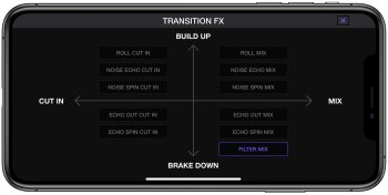 Pioneer WeDJ 2 for iPhone : wedj-for-iphone-transition-fx Pioneer WeDJ 2 for iPhone : wedj-for-iphone-transition-fx