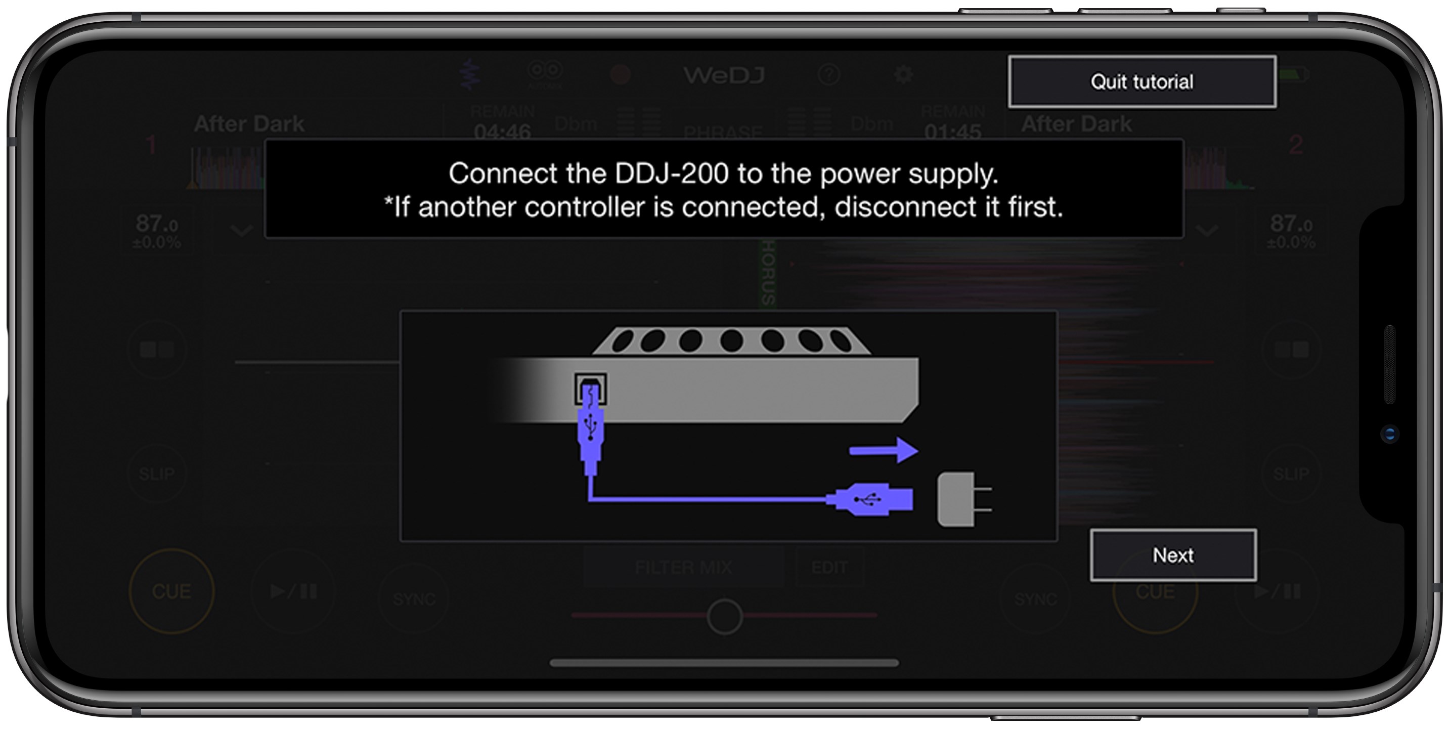 Pioneer WeDJ 2 for iPhone : wedj-for-iphone-tutorial-2
