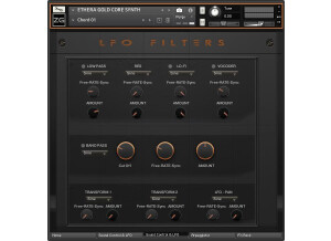 Ethera GUI LFO Filters